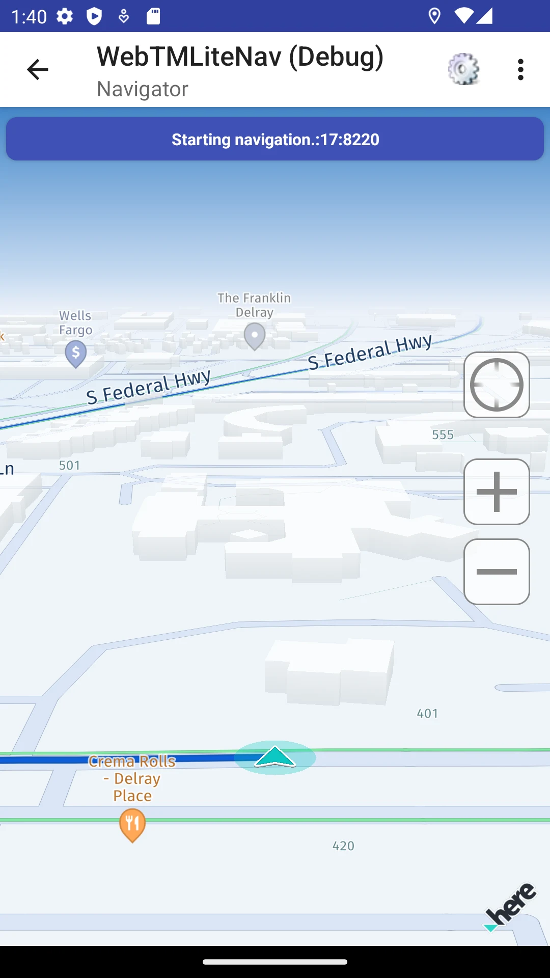 WebTMLite Nav screenshot